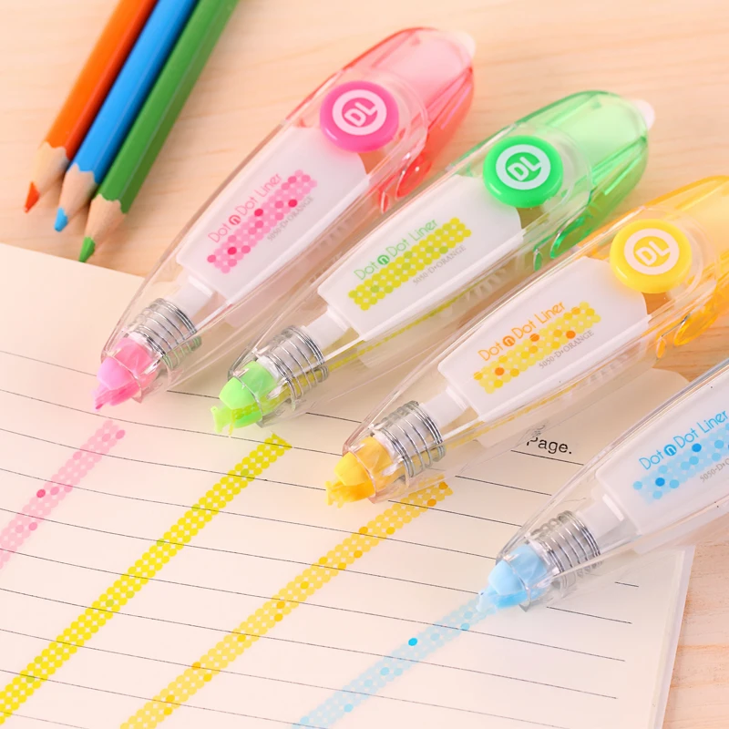 Creative correction tape Article of the colour correction tape diary