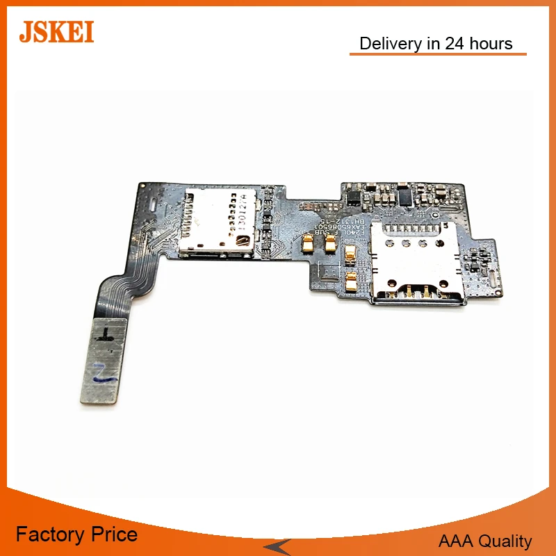 

For LG F240 F240S F240K F240L Sim Card Socket Memory Card Reader Slot Tray Module Parts