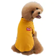 Летний жилет для щенка собака жилет рубашка Мода Собака Пальто футболка одежда мягкий хлопок Одежда для собак 3 цвета