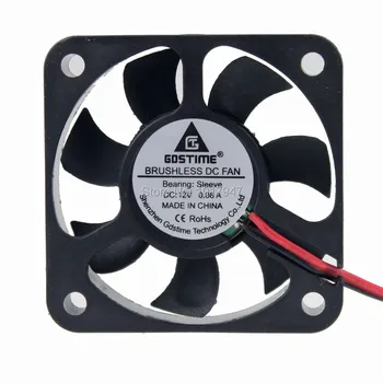 

20PCS LOT Gdstime DC 12V 2P Part 5cmm 50mm x 10mm 5010 Air Flow Industrial Cooling Fan 12v cooler