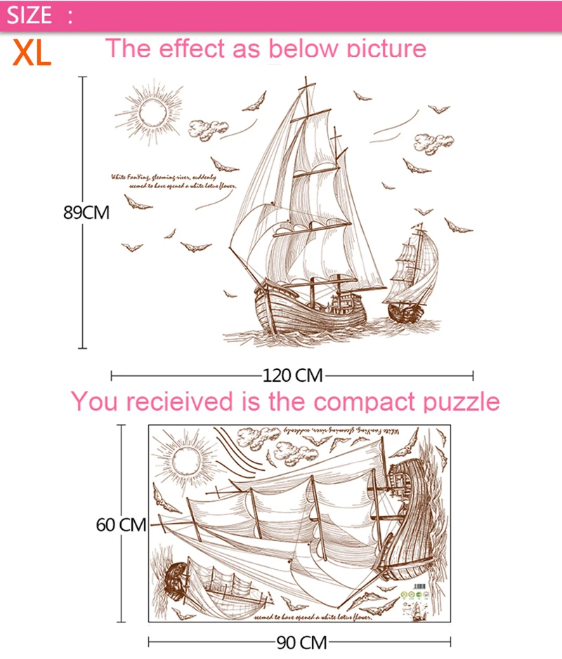 Средиземноморский Маяк парусная лодка на стену Наклейка ПВХ материал Фреска Искусство для гостиной диван декорация домашний декор