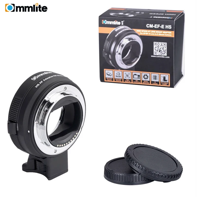 Кольцо-адаптер для объектива с электронной автофокусировкой Commlite Canon EF/EF-S и камер