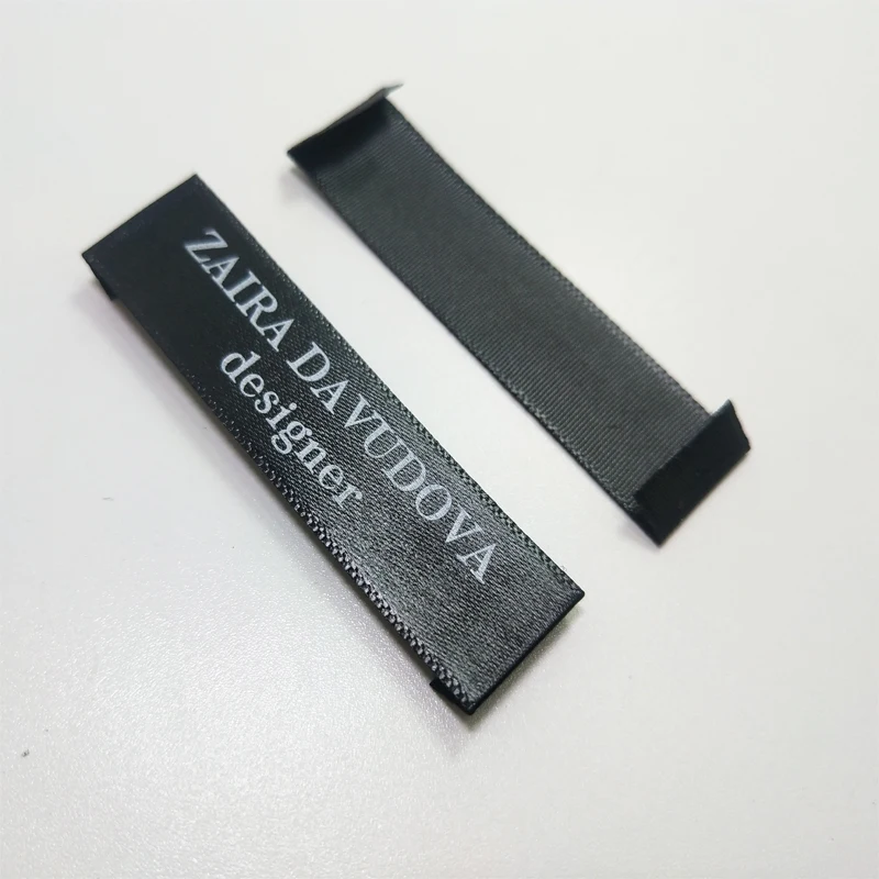 1000 шт. шелковые этикетки для одежды сумок обуви|clothing tags|woven labelsprinted satin labels |