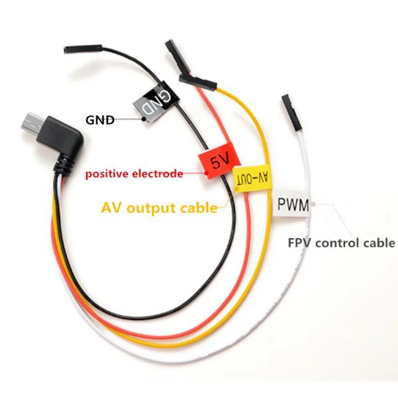Высокое качество 9,5 см av-кабель для SJCAM SJ6 LEGEND/SJ7 STAR для FPV RC дронов