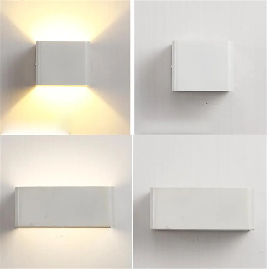 LED Wall Lamp Square LED Aluminium Wall Light Bedside Room Bedroom Home Lighting Indoor Decoration Indoor Wall Lamps NR-88