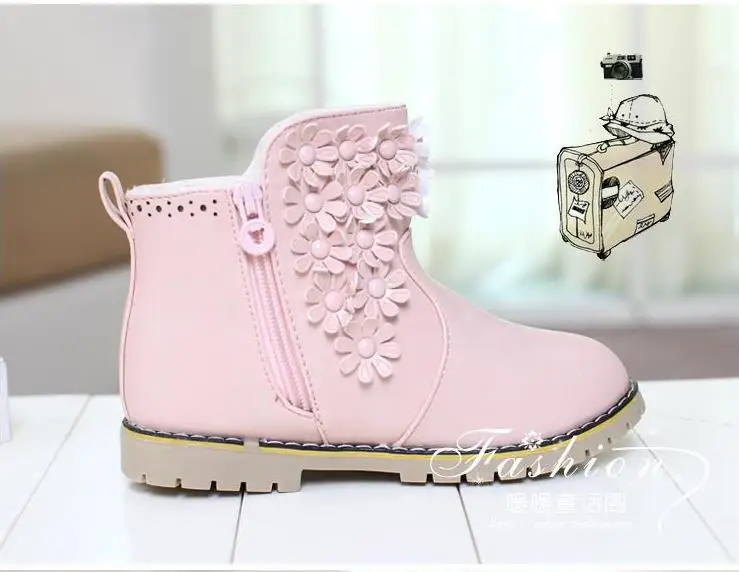 Китайские брендовые Детские ботинки infantis 2016, зимняя обувь для мальчиков и девочек, непромокаемые Нескользящие модные детские зимние
