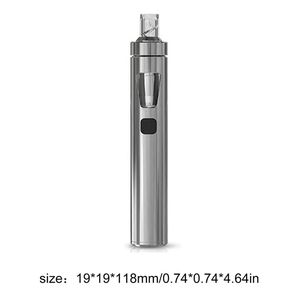 

Electronic Cigarette Vaporizer Kit 2200mAh 30-80W Cigarette Box Mod 510 Thread Tank Silver E-cigarette Vape Pen Kit metal