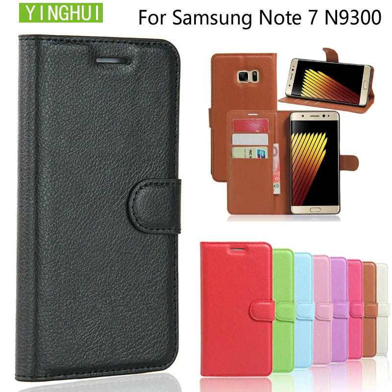 YINGHUI Cover For Samsung Galaxy Note 7 N9300 Phone Case Leather Wallet Flip Cover Card Holder Case For Samsung Galaxy Note7 YINGHUI Cover For Samsung Galaxy Note 7 N9300 Phone Case Leather Wallet Flip Cover Card Holder Case For Samsung Galaxy Note7