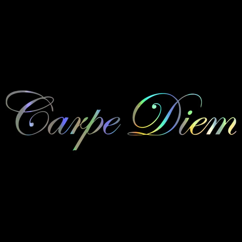 Автомобильная Наклейка 3D 58*12 5 см Carpe Diem Hella флеш-наклейка s на Автомобиль Забавная