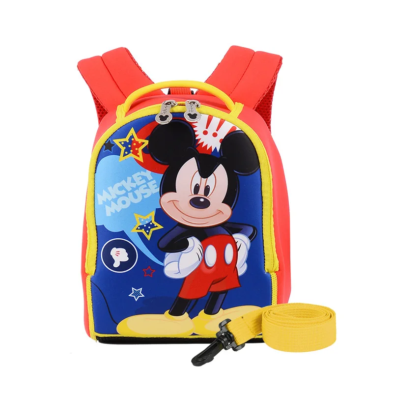 

Disney Mickey mouse Kid Cartoon bag for School children kindergarten backpack boy girl handbag book bag DJ6001