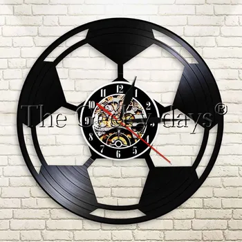 

1Piece Football Contemporary Wall Clock Soccer Fan Watch Wall Clock Kid Room Wall Art Decor For Chilren Outdoor Sport Best Gift