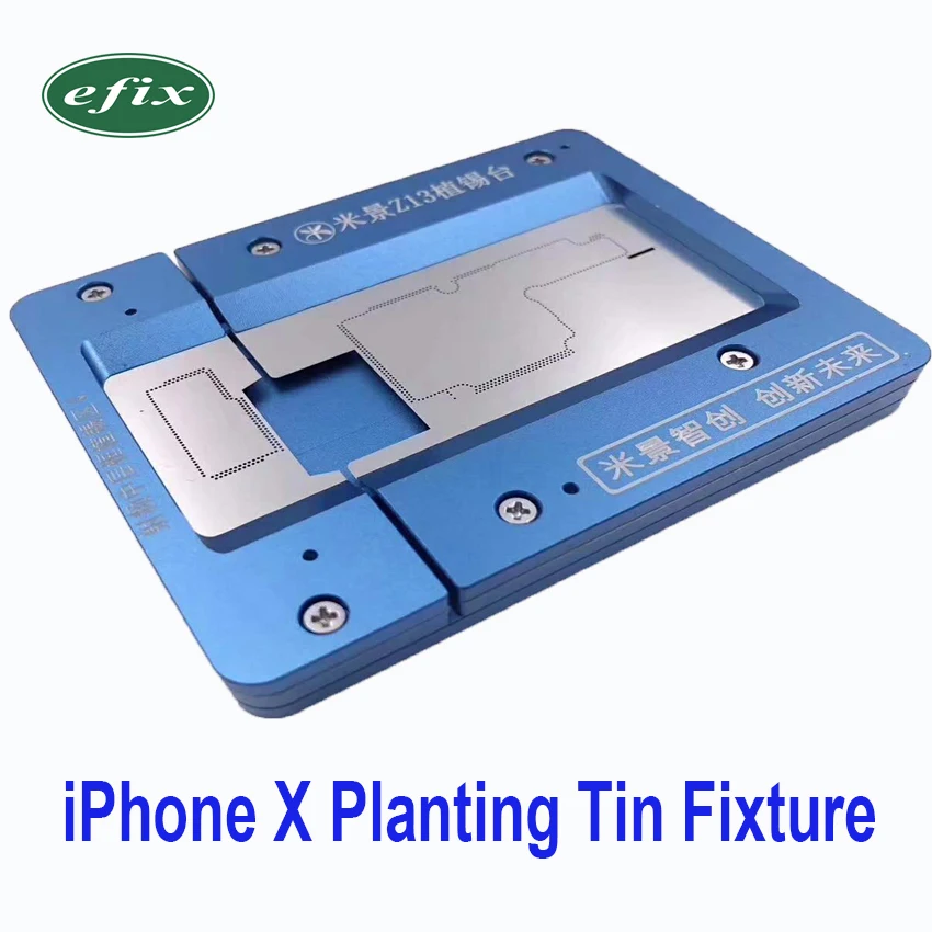 3D BGA трафарет пайки Чистая Форма для iPhone X материнская плата IC чип посадки ремонт Олово приспособление логическая доска инструменты