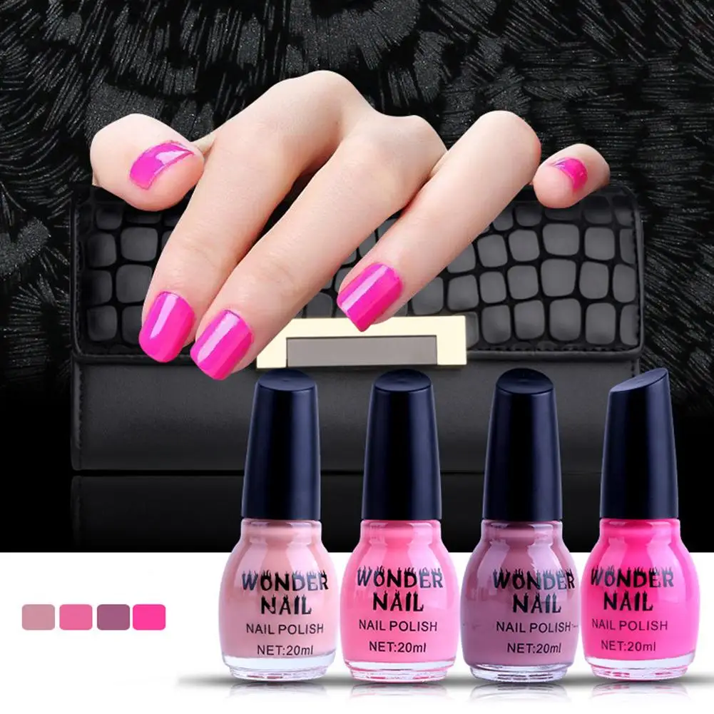 

12 colors 20ml Waterproof Nail Polish Non Toxic Long-Lasting Quick Drying Varnish Lacquer