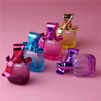 

1pcs 15ml UV Bow Cover Perfume Bottles Glass Empty Bottles Mini Ztomizer Bottles Brand Name Perfume Bottles
