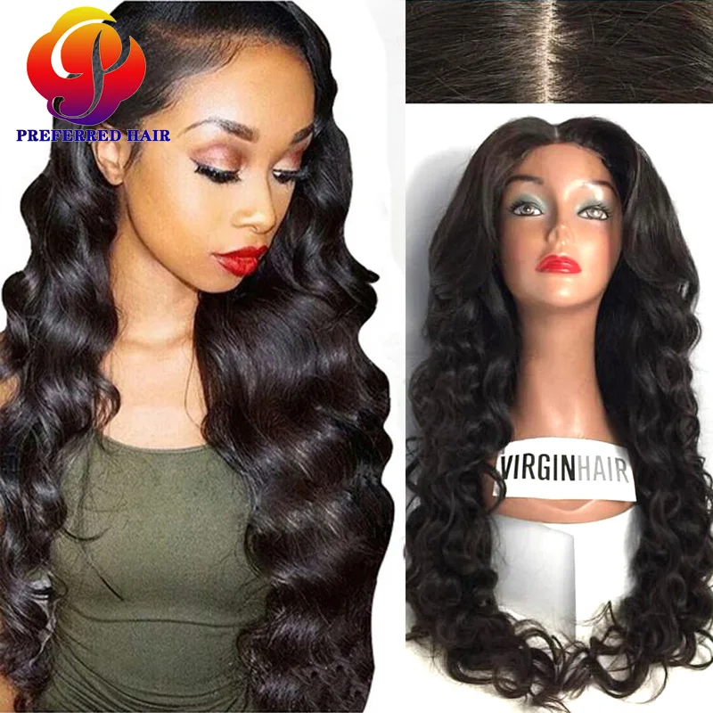 

Wavy Lace Front Wig Brazilian Virgin Human Hair Lace Front Wigs Wet And Wavy Glueless Full Lace Human Hair Wigs With Baby Hair
