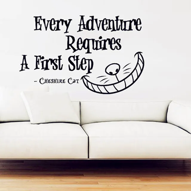 2016 alice in wonderland wall decal vinyl sticker quotes "every