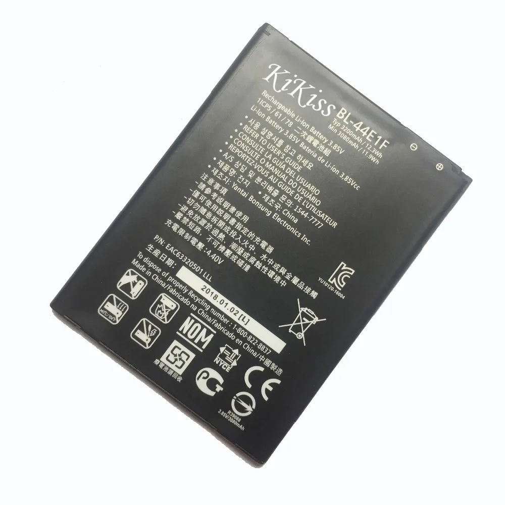 Аккумулятор для LG V20 H915 H910 H990N US996 F800L батарея сотового телефона Bl 44e1f улучшенная +