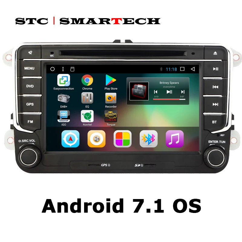 SMARTECH 2 din Android 7 1 font b Car b font Multimedia Player font b car