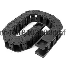 Черный пластик сопротивления цепи кабель-носителя 35 x 50 мм для станков с чпу