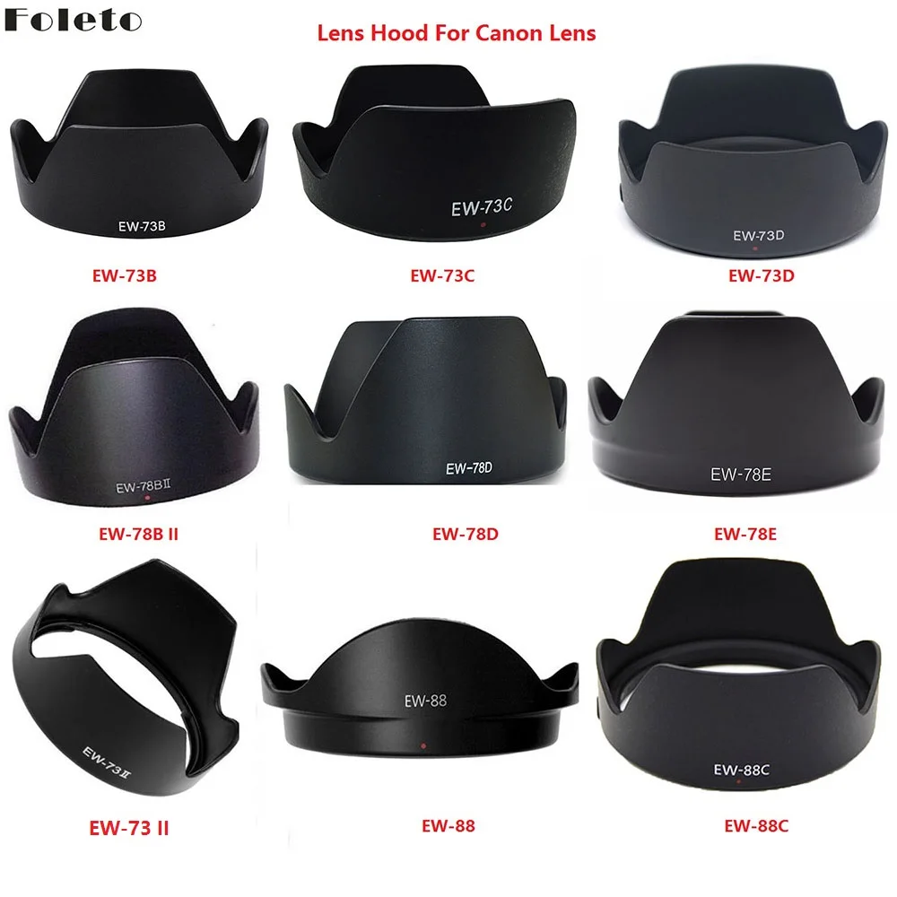 lens hood for canon ew73 78 88