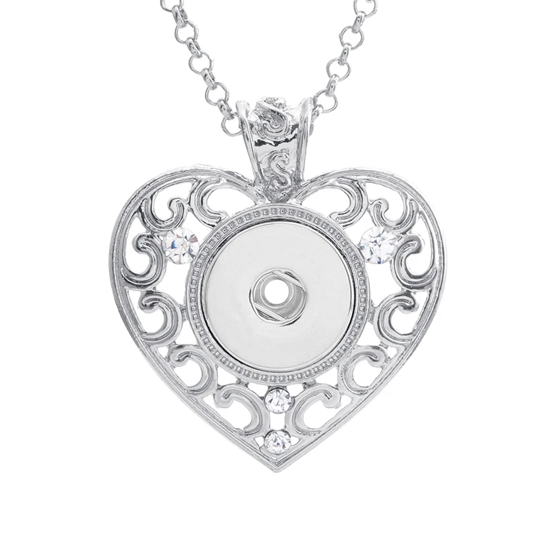 

XH569 LOVE snap button jewelry pendant Necklace OEM, ODM (fit 18mm 20MM snaps)