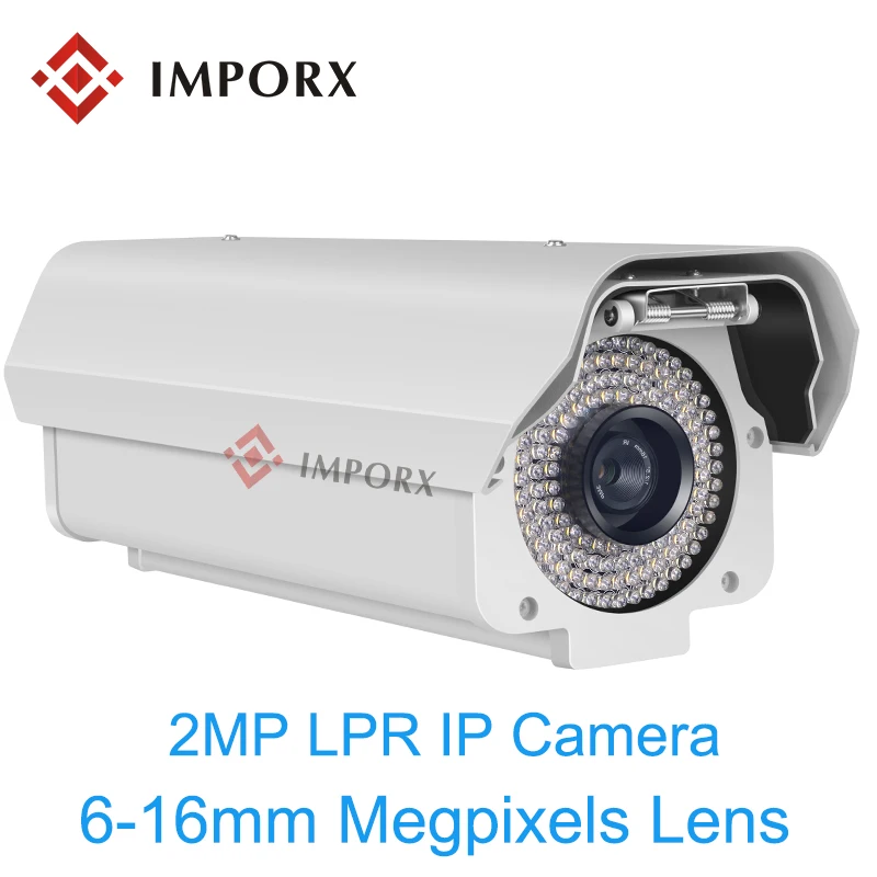 

2.0MP ANPR Vehicles License Plate Recognition LPR IP Camera 6-16mm Lens HD 1080P Outdoor IP Camera for highway & parking lots
