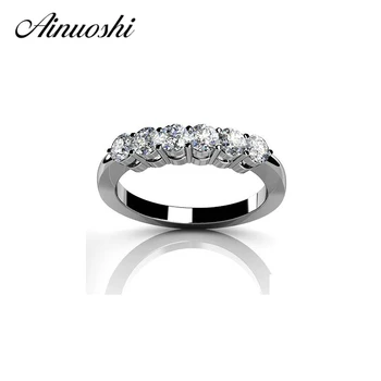 

Row Drill Ring Best Quality Bridal BandsNSCD Ring for Women Best Gift Real Solid 925 Sterling Silver Rings Silver 925 Jewelry