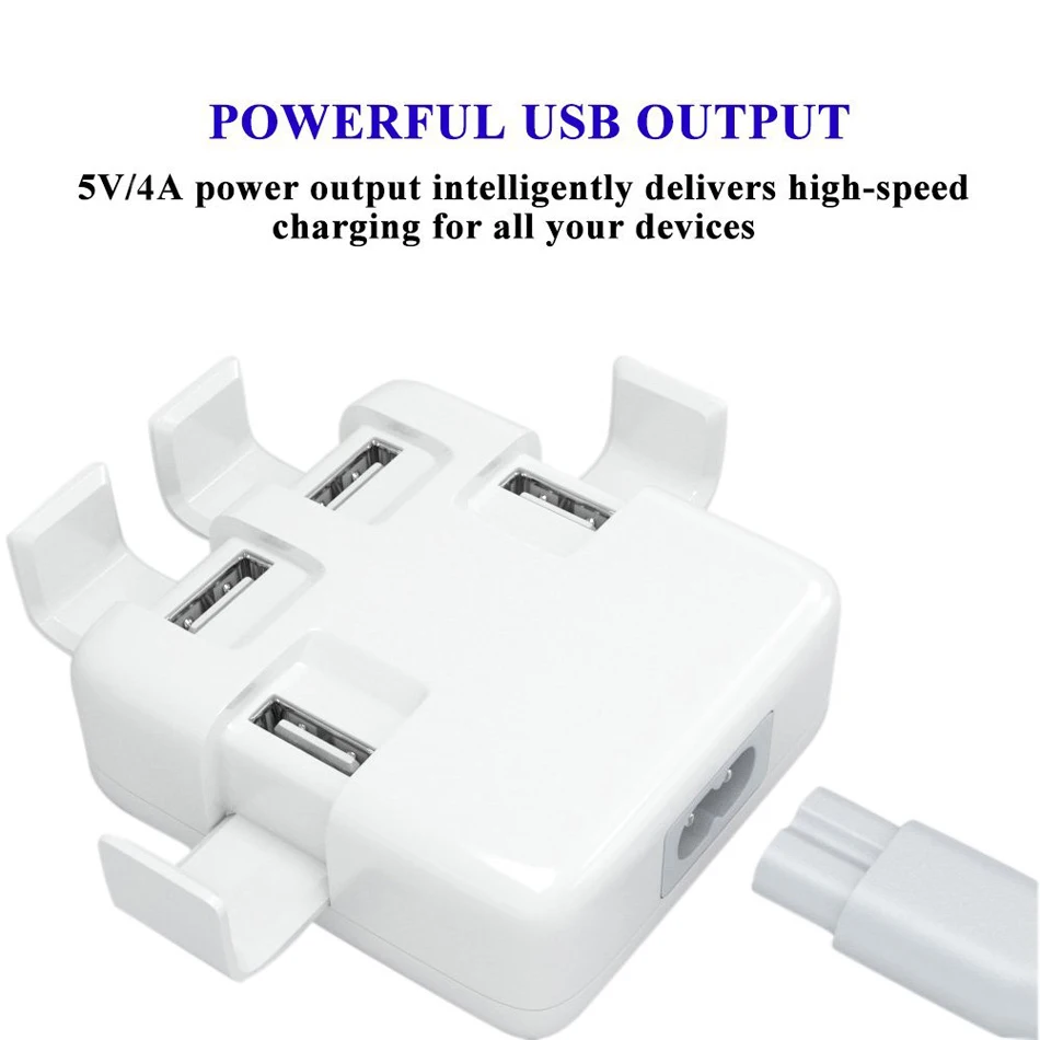 

Universal 4 USB Ports USB Charger for mobile phone charging with EU/US/UK Plug USB Portable Charger Multi USB Ports for iphone