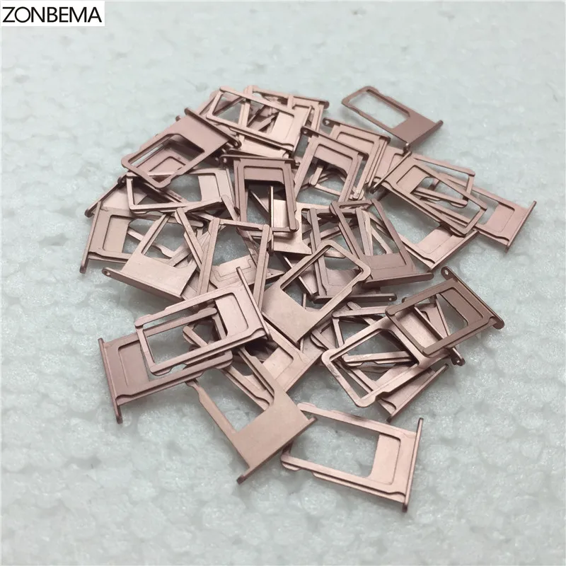 ZONBEMA 50 шт./лот адаптер sim-карты для iPhone 6 S Plus 5," Micro Sim лоток карт памяти держатель замена