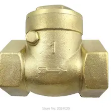 1 шт., ", DN25 горизонтальный оборотный клапан, латунь обратный клапан