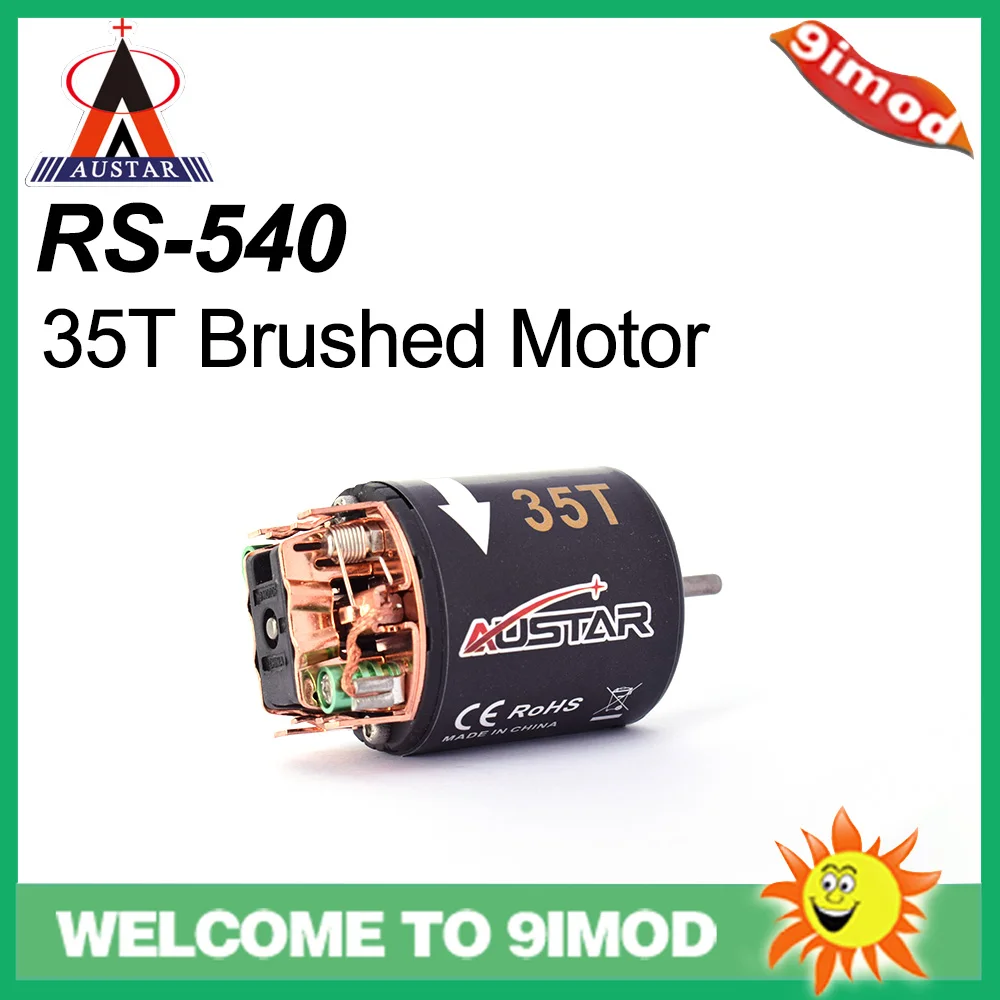 

AUSTAR RS-540 35T 3.17mm Modified Brushed Motor for 1/10 Axial SCX10 RC4WD D90