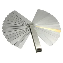 32 лезвия стали метрические имперские двойные лезвия для чтения щупа измерительный инструмент