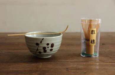 Элегантный традиционный матча натурального бамбука матча взбейте Scoop ceremic мисках взбейте держатель Японский чай Матча Наборы для ухода за кожей Giftset - Цвет: Светло-зеленый