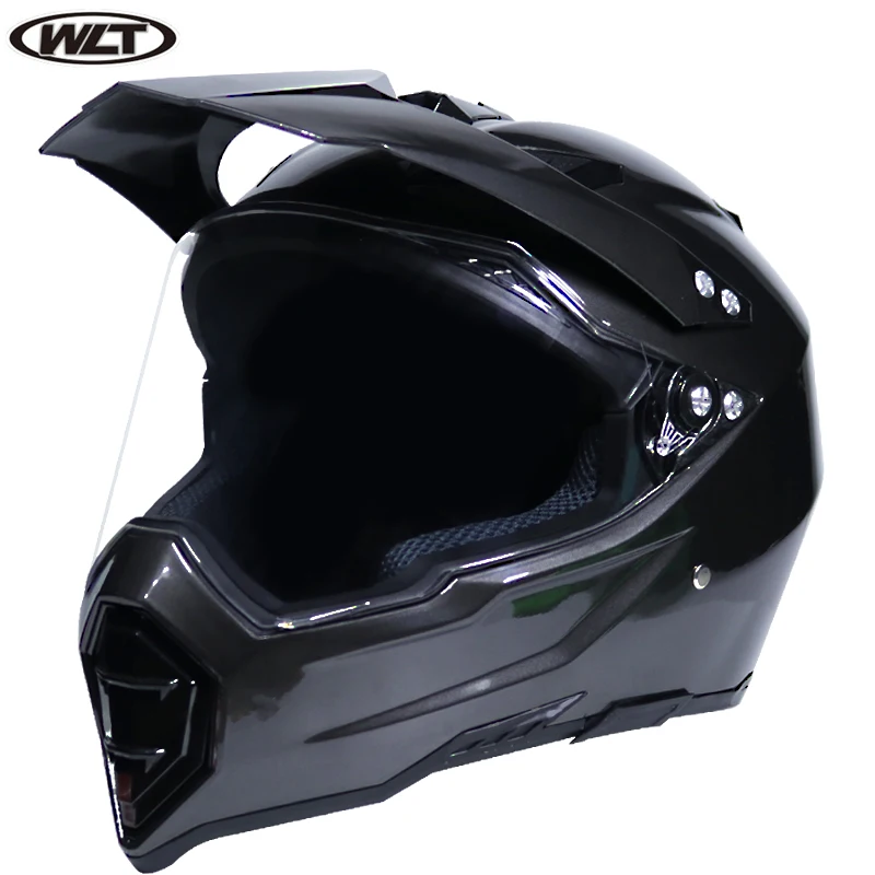 WLT Полный мотоциклетный шлем мотокросс Горные DH гоночный шлем крест шлем capacetes DOT утвержден 128 - Цвет: 7