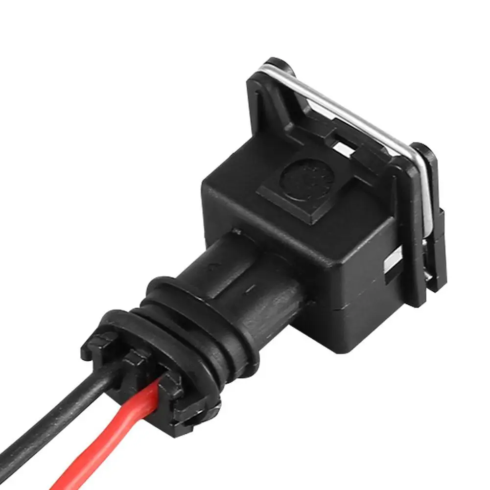 8PCS Fuel Injector Connector Wiring Harness Plugs Clips Cut/Splice Pigtail Connectors Wire For Bosch BMW VW GM Porsche OBD1 J3-in Fuel Inject.