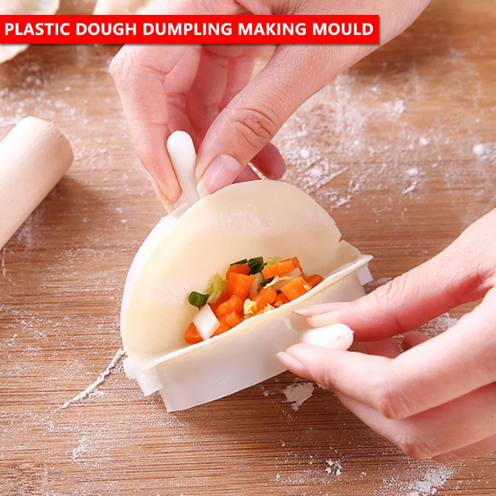 3 шт. пластиковые клецки из теста пирог, изготовление прессформы кухоннные приборы
