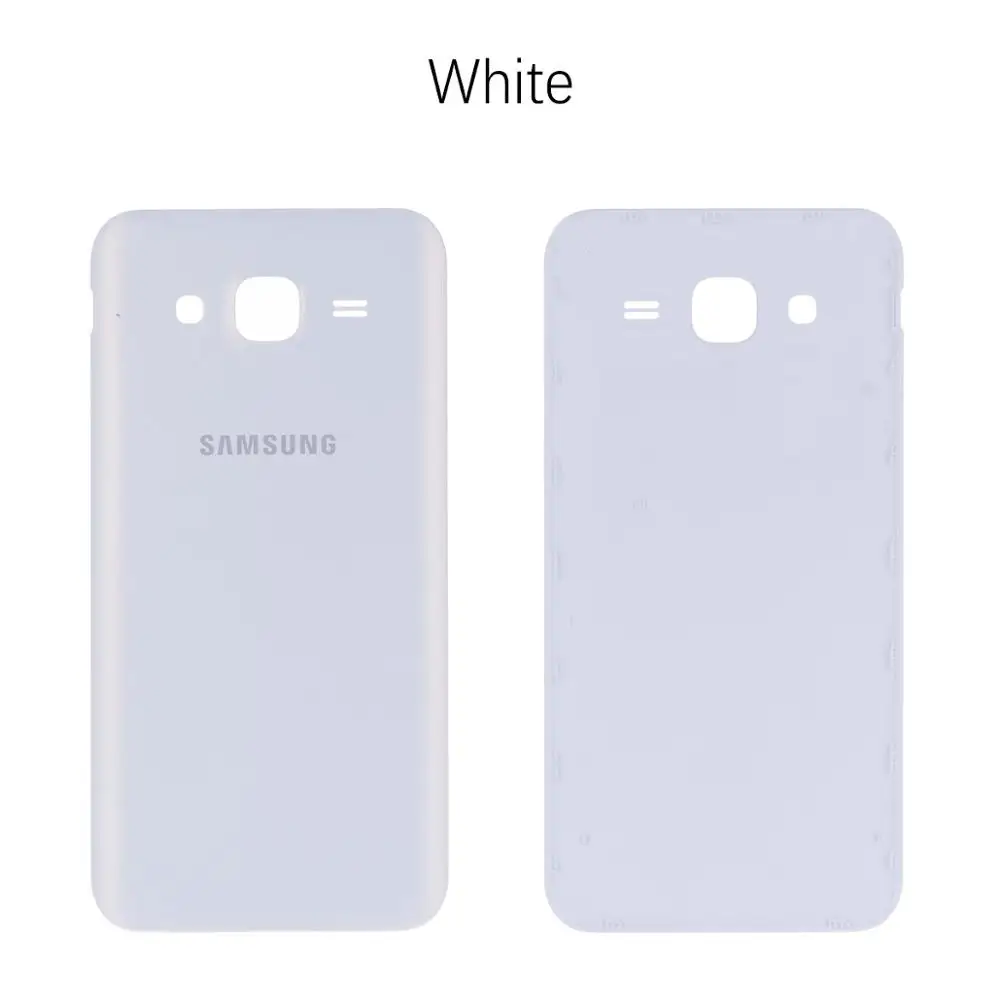 Задняя крышка батареи для Samsung Galaxy J5 j500 J500F J500FN J500H задняя крышка батарейного отсека чехол запасные части - Цвет: White