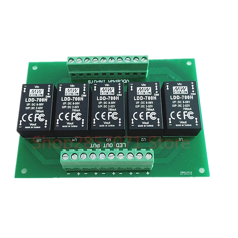 MEANWELL ldd 5UP 350 H 500 H 700 H 1000 H DC-DC Постоянный ток понижающий светодиодный драйвер+ PCB