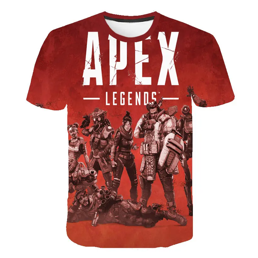 

Apex Legends 3D Summer T-Shirt Men/Women Streetwear 2019 New Hot Game 3D T shirts Short Sleeve Summer Hip hop Oversized Tees