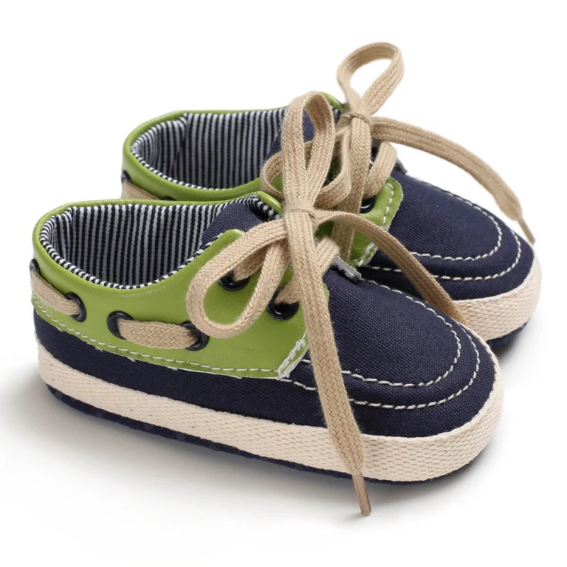 Г. Весенняя обувь для мальчика, первая ходунка, на шнуровке, с Т-образным ремешком, однотонная повседневная детская обувь Нескользящая обувь с мягкой подошвой