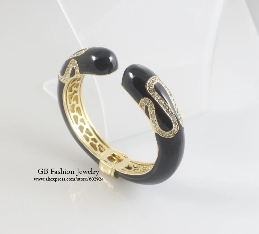 

GrayBirds Crystal And Enamel More Colors Bracelets Bangles Wedding Gift For Lady Luxury Jewelry For Women GB0885