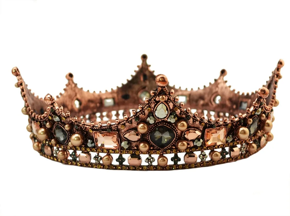 Европейский Королевский король, королева, корона, кристалл, свадебная голова, ювелирное изделие, корона, Тиары и короны, свадебные аксессуары для волос