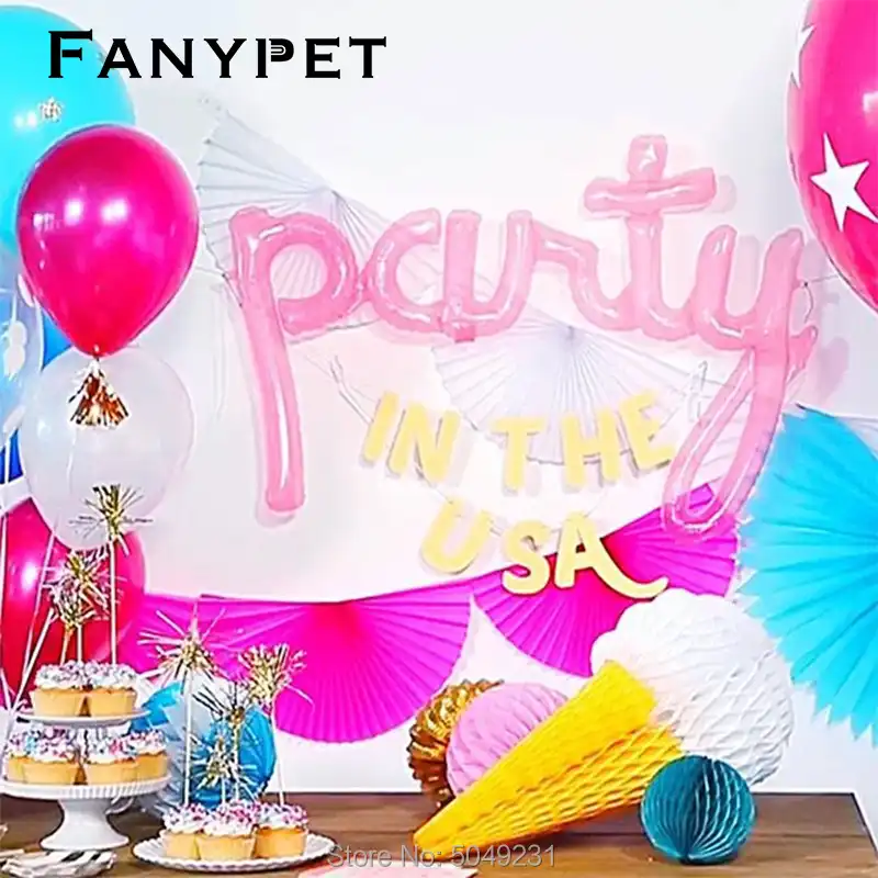 1 Pc Parti Script Ballon Joint Partie Lettre Ballon Bebe Douche
