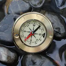 Открытый Кемпинг Туризм Портативный латунный Карманный Золотой Компас Навигация