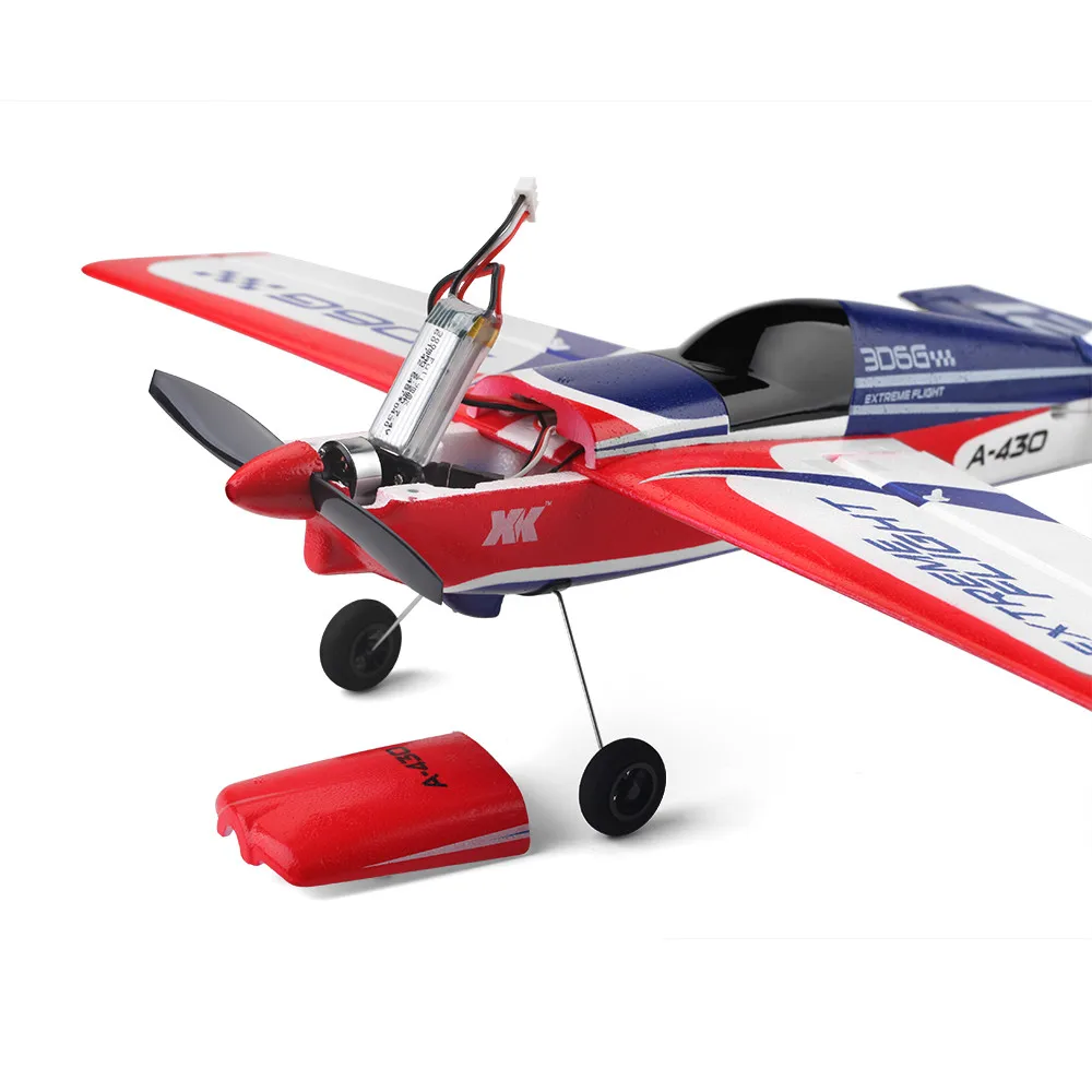 Wltoys A430 X4 передатчик RC самолет 2,4G 5CH бесщеточный 3D6G система самолет RC планер XK 430