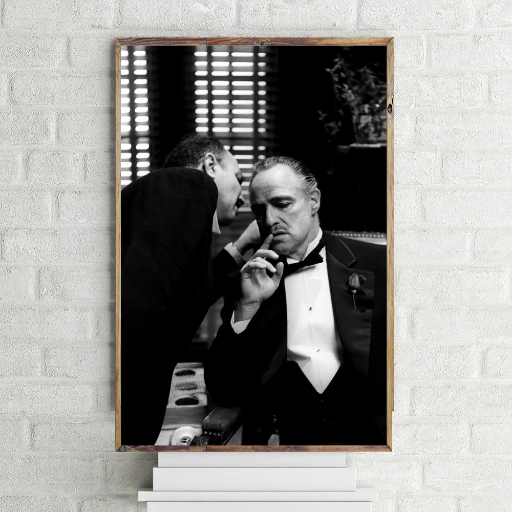 

The Godfather Art Silk Poster Movie poster Wall Pictures for Living Room No Frame