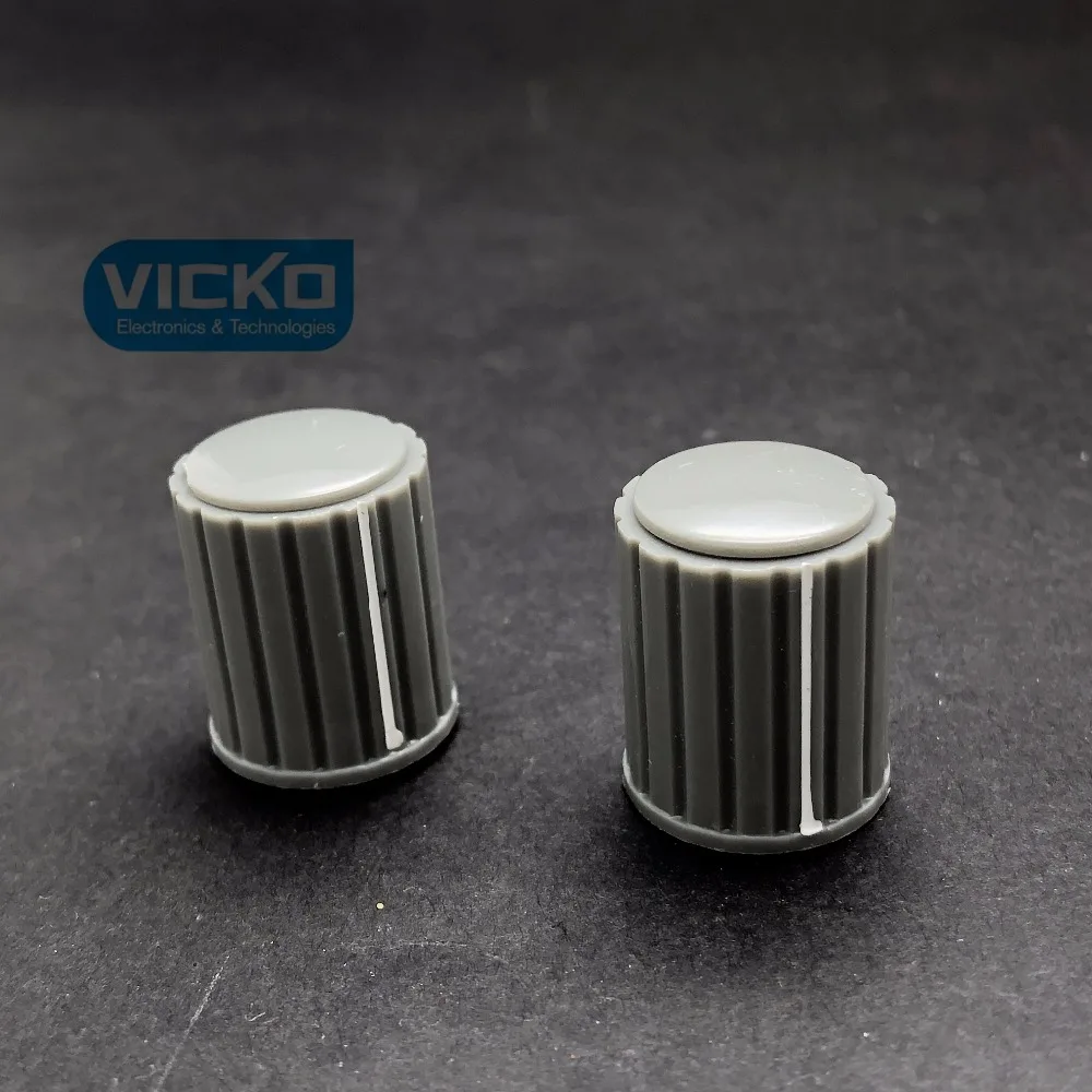 

[VK] Potentiometer hat plastic knob handle KYZ16-20-6J aperture 6.35MM with 3590S 534 switch