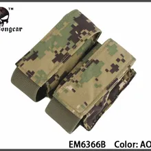 Emerson Шестерни охота, Боевой страйкбол Combat paintball Шестерни стиль моторизованных войск 40 мм Двойной Мешок Molle AOR2 EM6366B