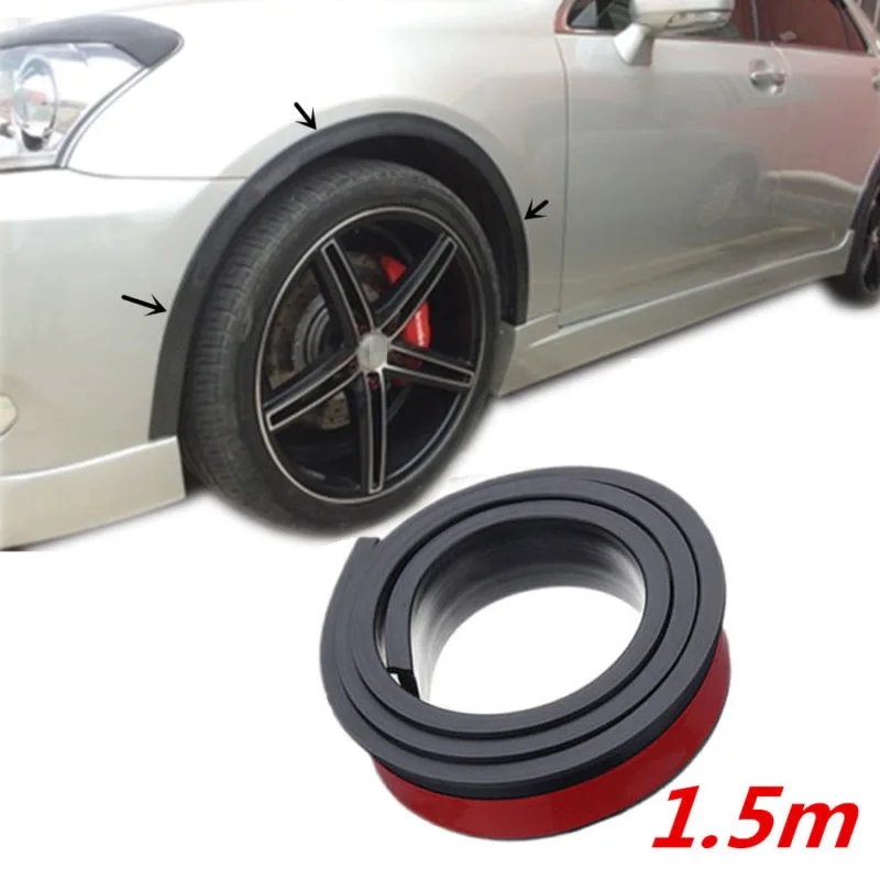 Автомобиль, грузовик, внедорожник, Арка колеса, обшивка крыла, вспышки, защитная полоса, универсальная, 150*3,8 см