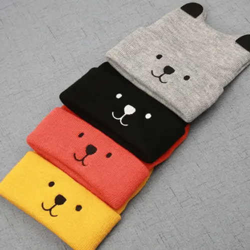 

Winter Newborn Knit Hat Warm Lovely Baby Girl Boy Infant Animal Hat Soft Cotton Winter Warm Cute Knitted Hat Beanie Fashion Cap